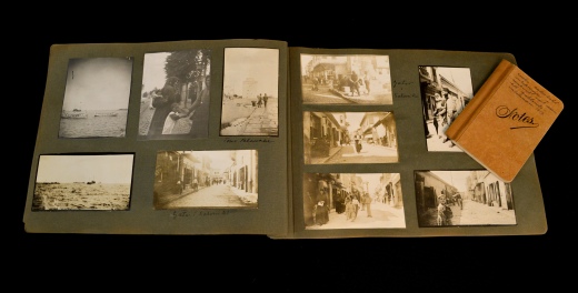 1. Albumet och notisblocket från Greklandsresan